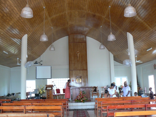 interior of the newly renovated chapel June 2015